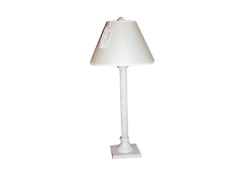 Cream Pole Table Lamp