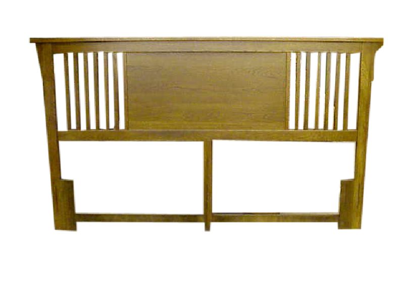 Oak Mission King Headboard