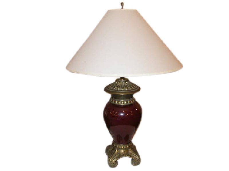 Burgundy Wine Table Lamp