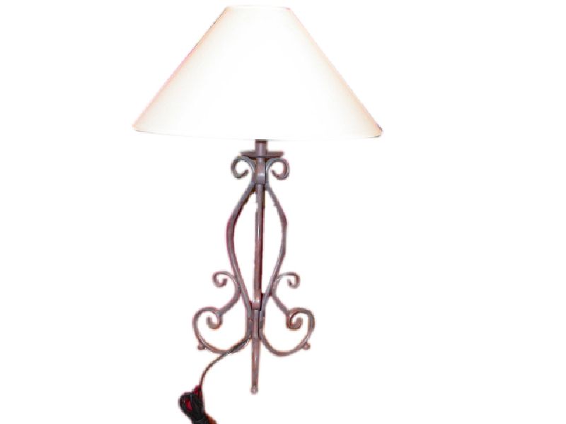 Iron Scrollwork Table Lamp