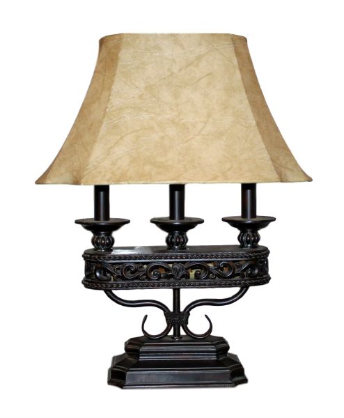 Grecian Bronze Table Lamp