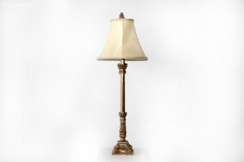 Silver Buffet Lamp