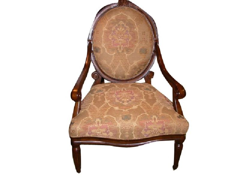 Tapestry Weave Accent Chair