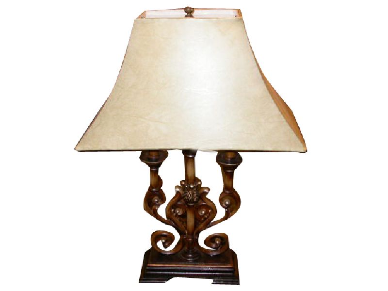 Ornate Scrollwork Table Lamp