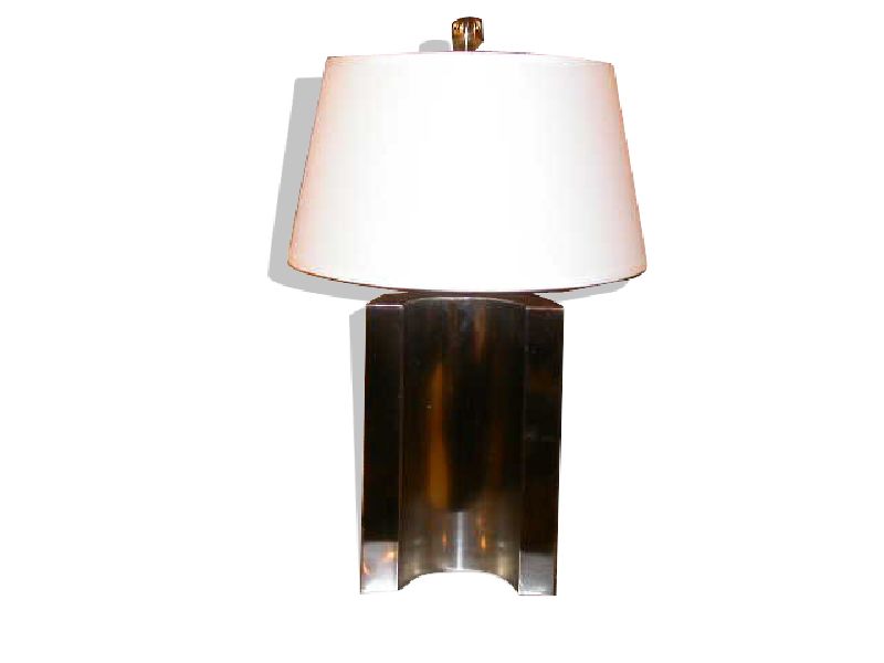 Brushed Steel Table Lamp