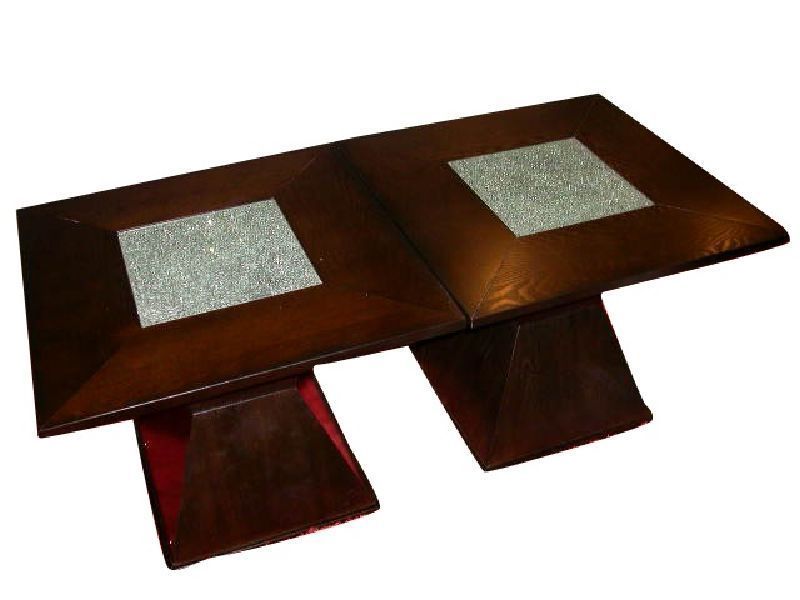 Crackle Glass Coffee Table