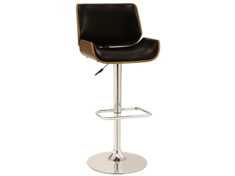 Jamison Ecru Black Barstool