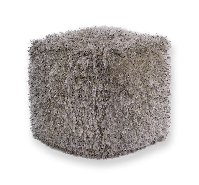 Rayney Champagne Pouf