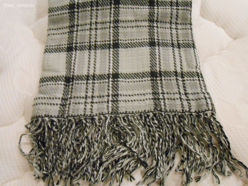 Madison Black Throw