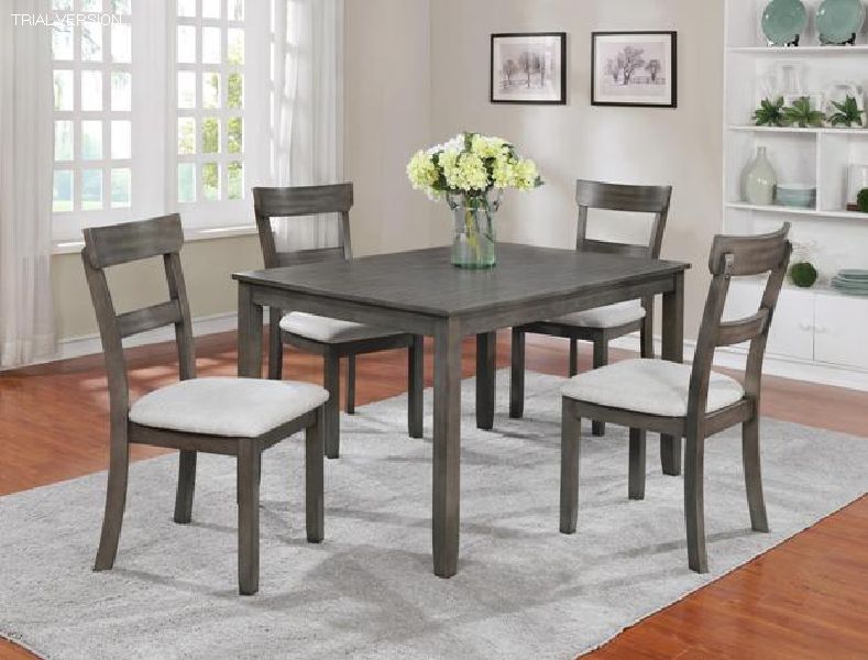 Roscoe Grey 5 Pc. Dining Set