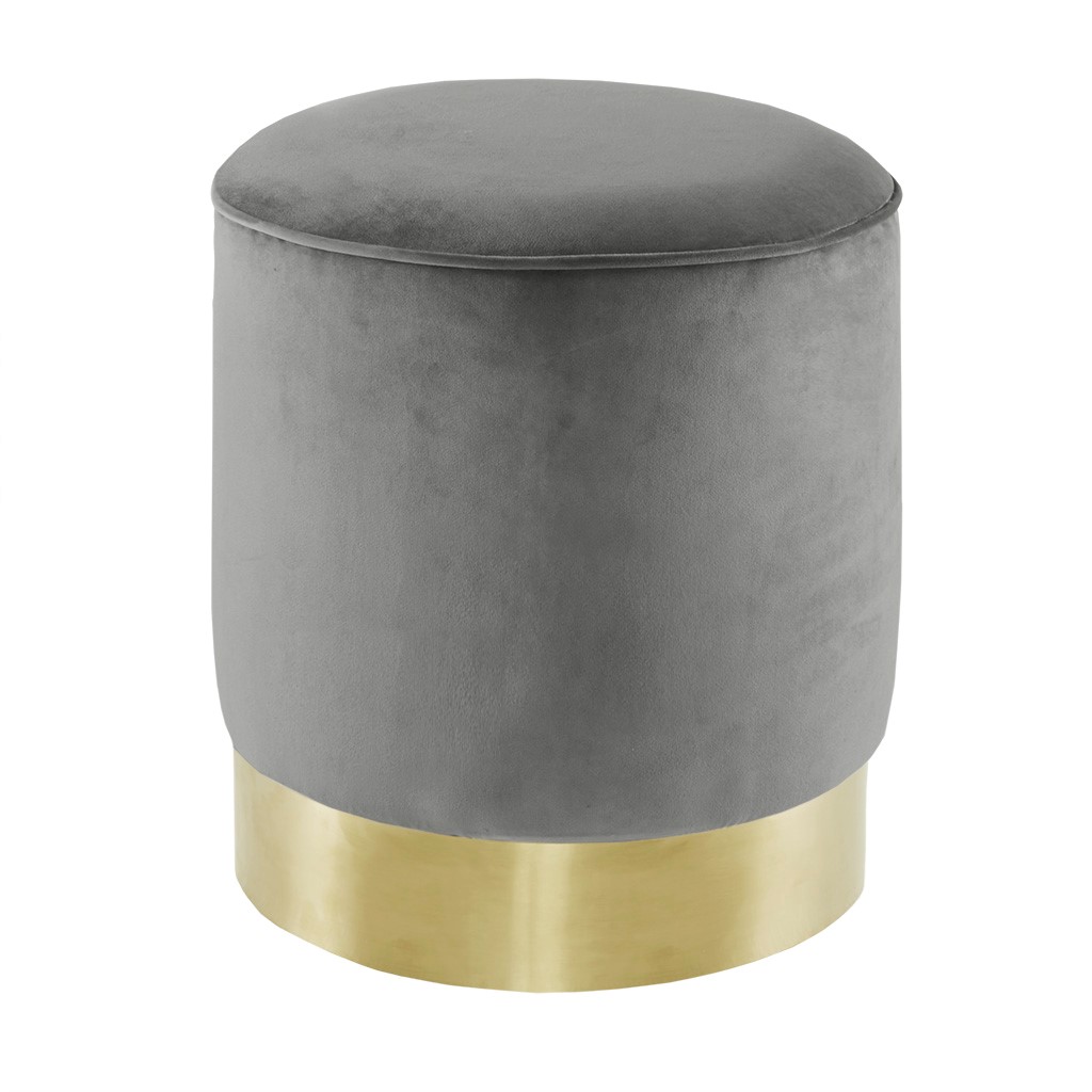 Dolly Grey Ottoman