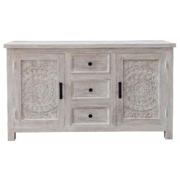 Flora White Console