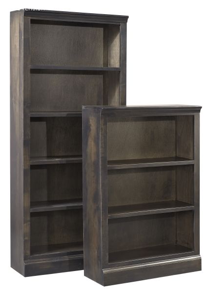 Winslow 72h Black Bookcase