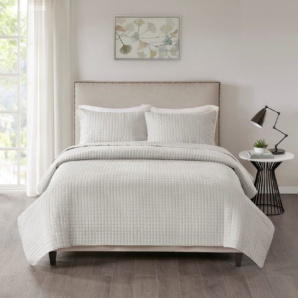 Gia Grey Coverlet Set