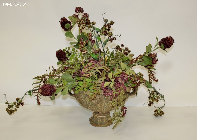 Maroon Floral Arrangement