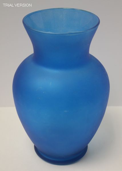 Frosted Blue Vase