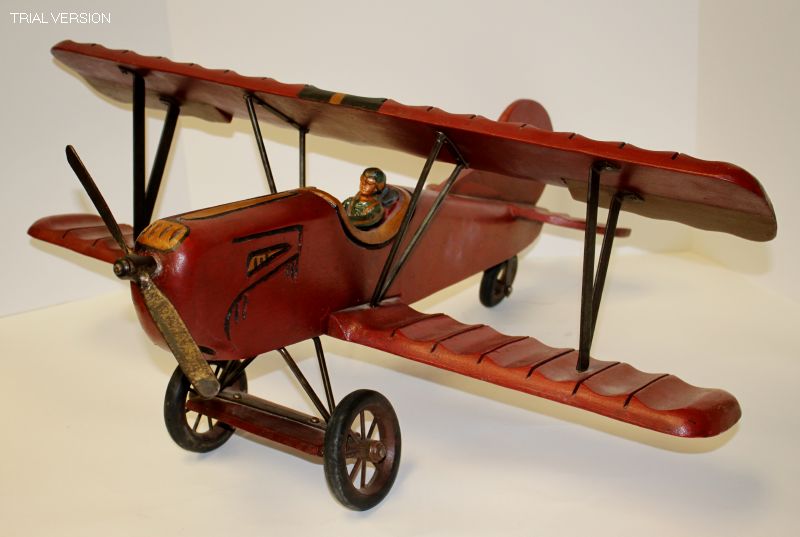 Bi Plane Red Wood