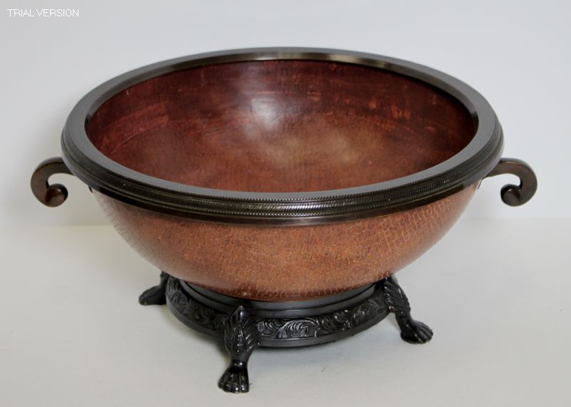 Faux Leather Bowl