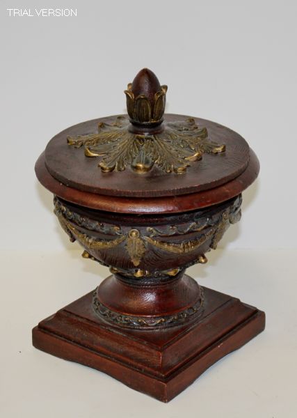 Rd. Jewerly Box W/Lid