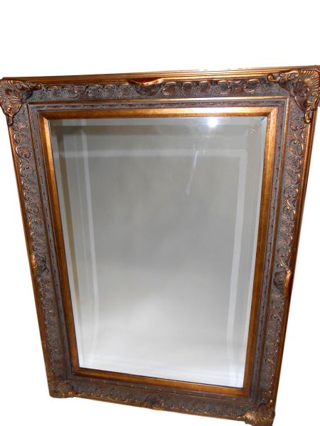 Mirror - Carved Old Gold 33X45