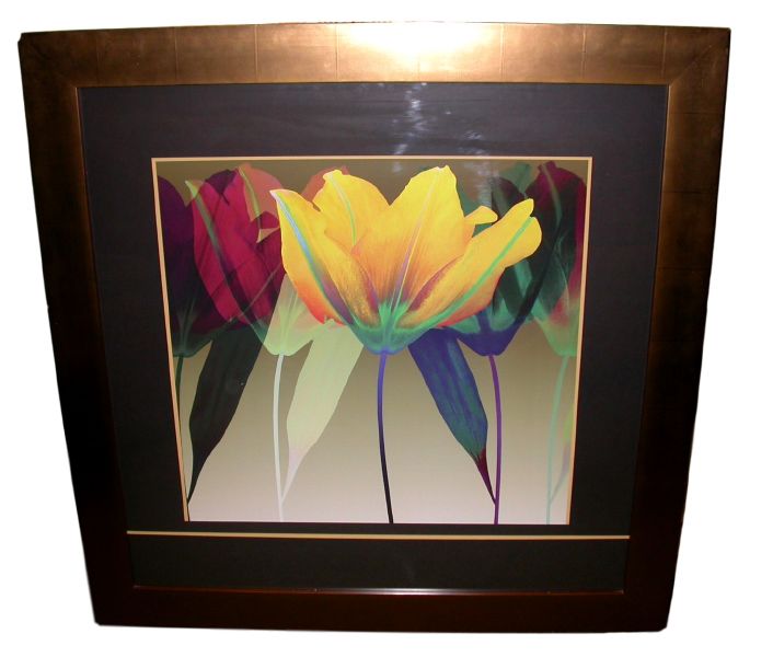 Lily Copper Frame Art