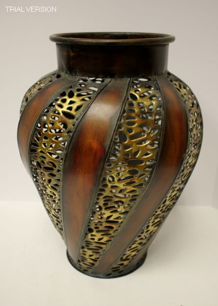 Mixed Metals Vase