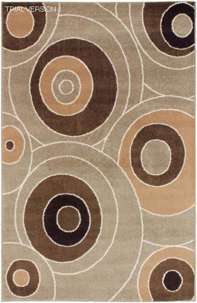 Twist Chocolate/tan/beige Rug 8x11