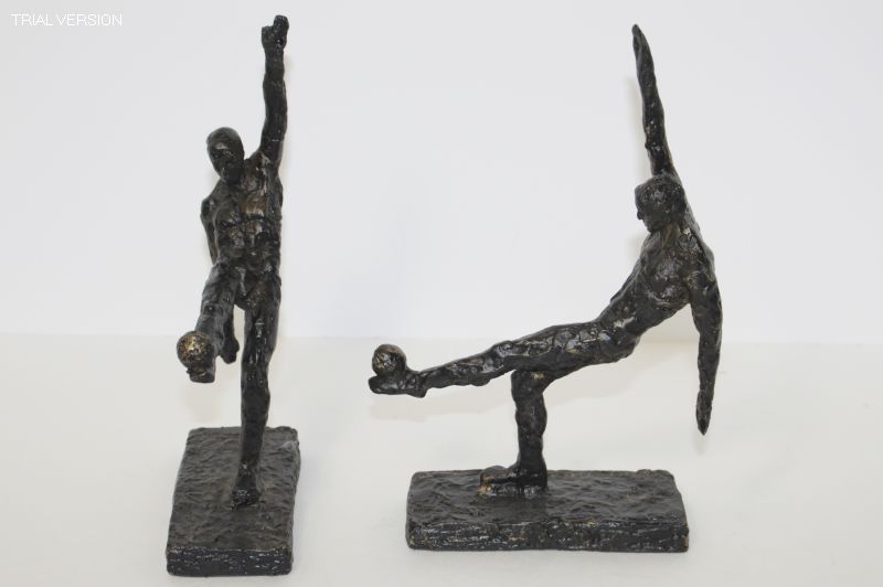 Book End Soccer Pair