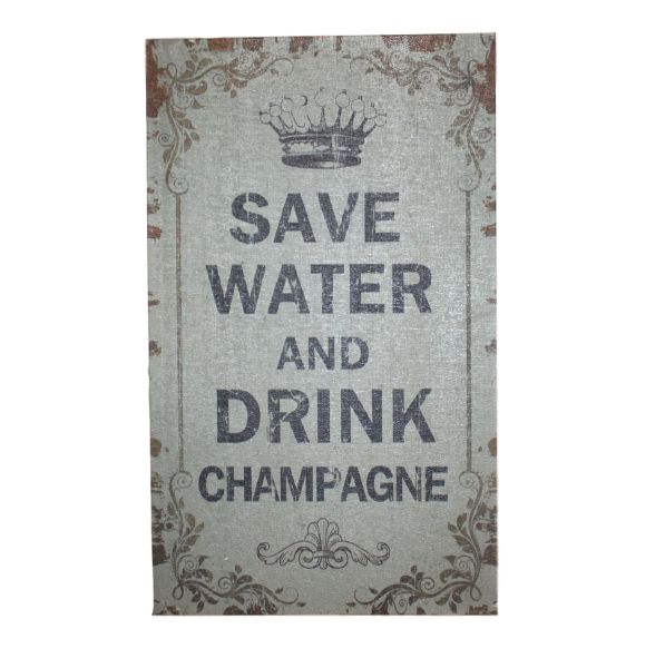 Champagne Wall Plaque